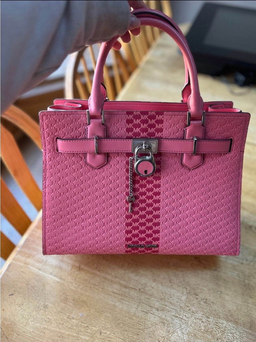 Michael Kors Pink Hamilton Purse